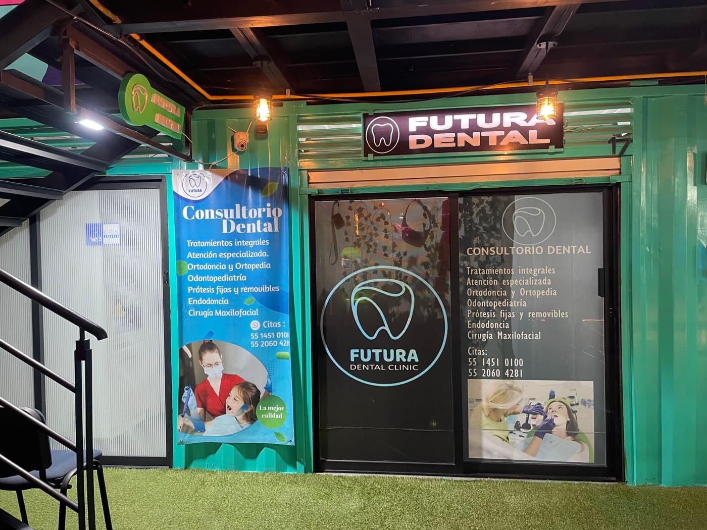 Fachada del consultorio Futura Dental